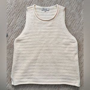 EUC | Madewell cotton crocheted tank top